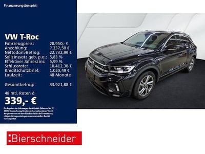 Gebraucht VW T-Roc R-line 150 PS (110 kW) 2025 Schwarz SUV