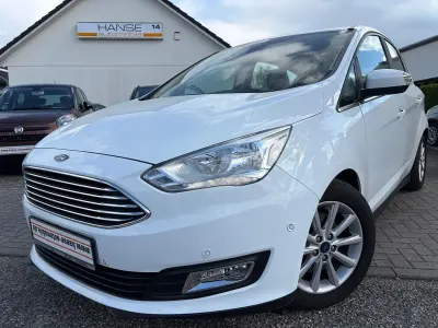 Gebraucht Ford C-MAX Titanium 150 PS (110 kW) 2017 Weiß Van / Kleinbus