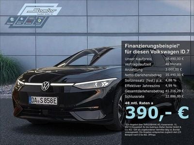 Brugt VW ID.7 Pro 210 kW (286 HK) 2023 Sort Hatchback