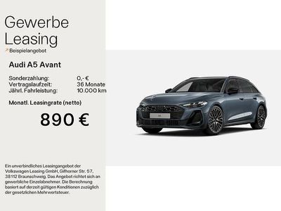 Neu Audi A5 Sport 299 PS (219 kW) 2025 Horizontblau metallic Kombi