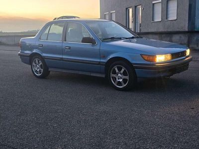 Gebraucht Mitsubishi Lancer 90 PS (66 kW) 1991 Blau Limousine