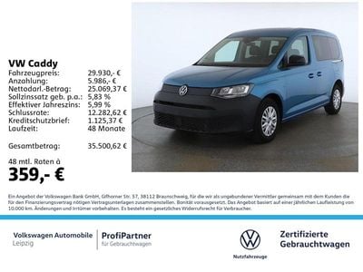 Gebraucht VW Caddy Basis 102 PS (75 kW) 2025 Blau Van / Kleinbus