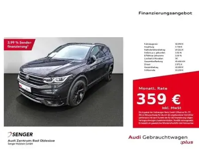 Brugt VW Tiguan Allspace R-line 190 HK (139 kW) 2022 Sort SUV