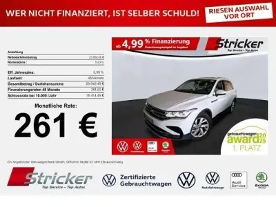 Gebraucht VW Tiguan Elegance 150 PS (110 kW) 2022 Pure white SUV