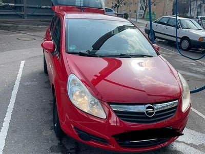 Gebraucht Opel Corsa 80 PS (58 kW) 2008 Rot Kleinwagen