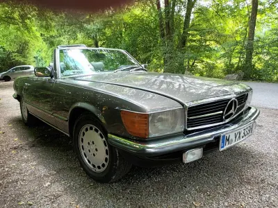 Gebraucht Mercedes SL500 231 PS (169 kW) 1985 Grau Cabrio