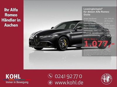 Neu Alfa Romeo Giulia Quadrifoglio 521 PS (383 kW) 2026 Schwarz Limousine