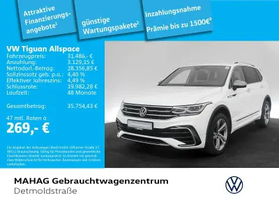 Gebraucht VW Tiguan Allspace R-line 190 PS (139 kW) 2023 Pure white SUV
