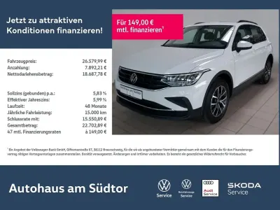 Gebraucht VW Tiguan Life 150 PS (110 kW) 2023 Pure white SUV