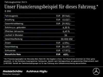 Używany Mercedes E200 AMG 197 KM (144 kW) 2021 Czarny Kabriolet