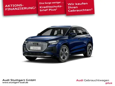 Gebraucht Audi Q4 e-tron S-Line 150 kW (204 PS) 2023 Navarrablau metallic SUV