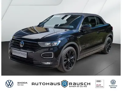 Gebraucht VW T-Roc Cabriolet R-line 150 PS (110 kW) 2021 Schwarz Cabrio