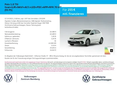 Gebraucht VW Polo Goal 95 PS (69 kW) 2025 Weiß Kleinwagen