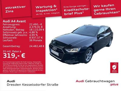 Gebraucht Audi A4 Design 150 PS (110 kW) 2021 Brillantschwarz Kombi