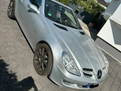 Gebraucht Mercedes SLK200 2007 Silber Cabrio