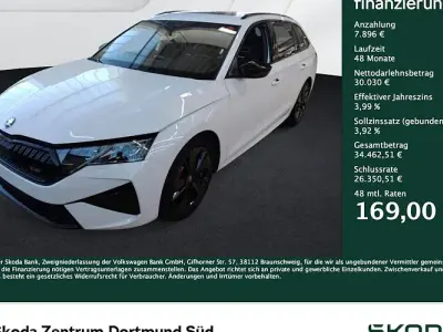 Gebraucht Skoda Octavia RS 265 PS (194 kW) 2025 Moonweiss metallic Kombi