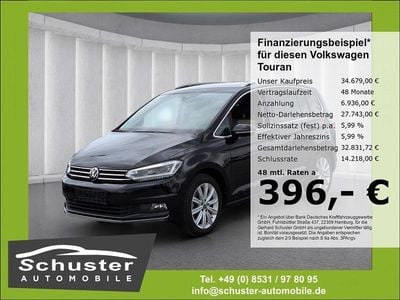 Schwarz Gebraucht 2024 VW Touran Highline Van / Kleinbus | 34.679 € (Fairer Preis)