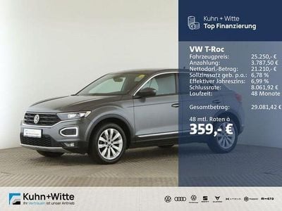 Grau Gebraucht 2021 VW T-Roc Sportline SUV | 25.250 € (Fairer Preis)