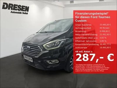 Brugt Ford Tourneo Custom Titanium X 185 HK (136 kW) 2020 Sort Van