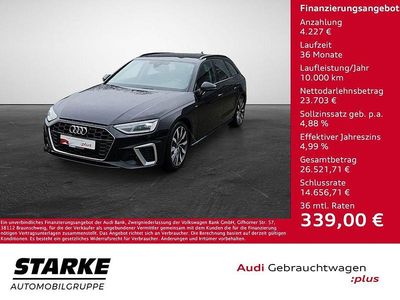 Gebraucht Audi A4 S-Line 150 PS (110 kW) 2023 Mythosschwarz metallic Kombi