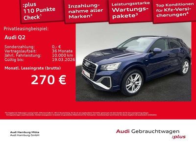 Gebraucht Audi Q2 S-Line 150 PS (110 kW) 2025 Navarrablau metallic SUV