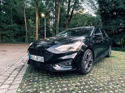 Brugt Ford Focus ST-Line 125 HK (91 kW) 2018 Sort Sedan