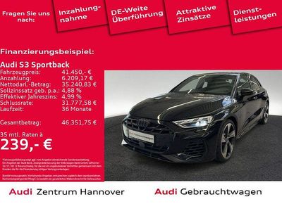Gebraucht Audi S3 Ambiente 333 PS (244 kW) 2024 Mythosschwarz metallic Limousine