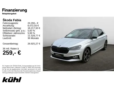 Gebraucht Skoda Fabia Monte Carlo 150 PS (110 kW) 2024 Silber Kleinwagen