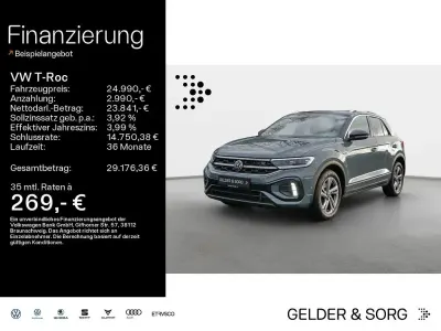 Gebraucht VW T-Roc R-line 150 PS (110 kW) 2022 Petroleum blue metallic SUV