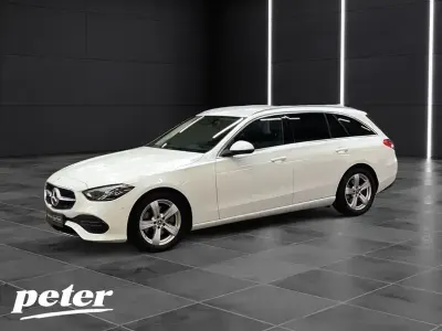Gebraucht Mercedes C220 Avantgarde 200 PS (147 kW) 2022 Unilack polarweiß Kombi