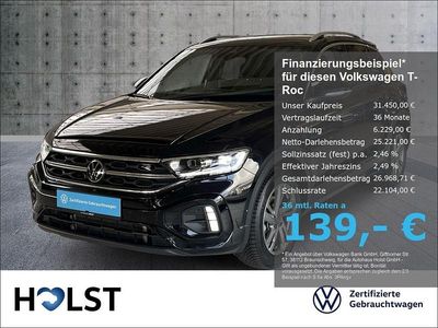 Gebraucht VW T-Roc R-line 150 PS (110 kW) 2025 Schwarz SUV