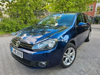 Gebraucht VW Golf VI Comfortline 80 PS (58 kW) 2009 Blau Kleinwagen