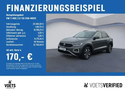 Gebraucht VW T-Roc Move 150 PS (110 kW) 2024 Grau SUV
