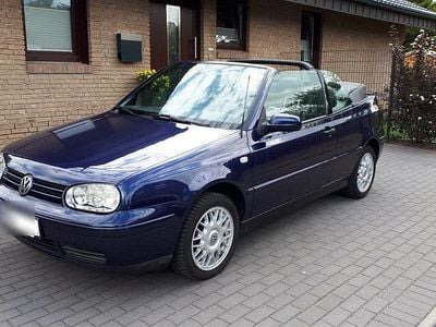 Blau Gebraucht 2002 VW Golf Cabriolet Highline Cabrio | 6.600 € (Etwas zu teuer)