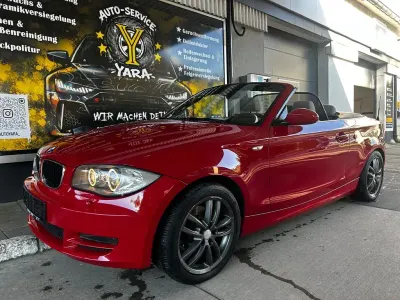 Gebraucht BMW 120 Cabriolet Sport Line 170 PS (125 kW) 2008 Rot Cabrio