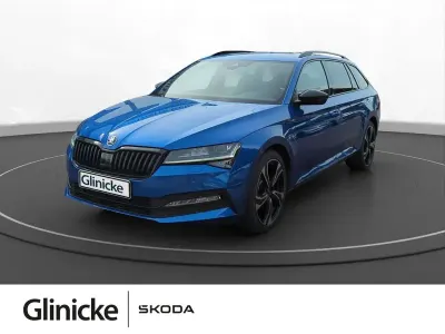 Gebraucht Skoda Superb SportLine 200 PS (147 kW) 2021 Blau Kombi