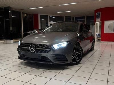 Grau Gebraucht 2021 Mercedes A180 AMG line Limousine | 23.300 € (Fairer Preis)