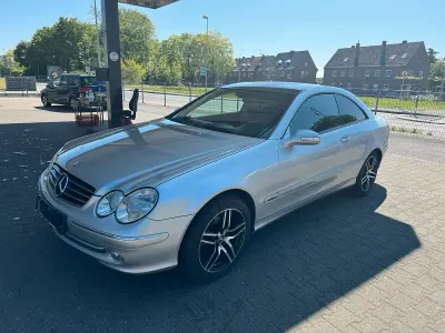 Brugt Mercedes CLK200 164 HK (120 kW) 2004 Grå Coupe