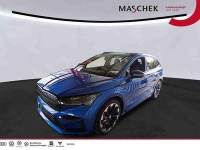 Race blau metallic Gebraucht 2021 Skoda Enyaq iV SportLine SUV | 27.440 € (Fairer Preis)
