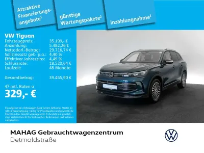 Gebraucht VW Tiguan Goal 150 PS (110 kW) 2025 Blau SUV