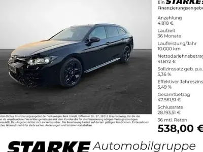 Ny VW Passat R-line 193 HK (141 kW) 2025 Sort Stationcar