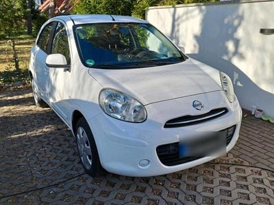 Second-hand Nissan Micra Acenta 80 CP (58 kW) 2011 Alb Hatchback