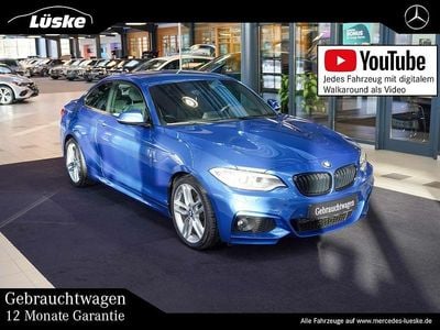 Gebraucht BMW 218 M Sport 150 PS (110 kW) 2015 Blau Coupé