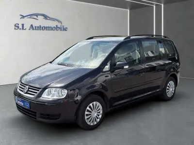 Gebraucht VW Touran 105 PS (77 kW) 2007 Schwarz Van / Kleinbus