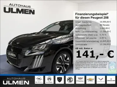 Gebraucht Peugeot 208 Allure 101 PS (74 kW) 2024 Schwarz Kleinwagen