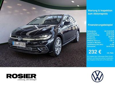 Neu VW Polo Style 116 PS (85 kW) 2025 Schwarz Limousine