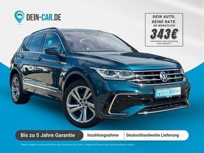 Usata VW Tiguan R-line 150 CV (110 kW) 2022 Blu SUV