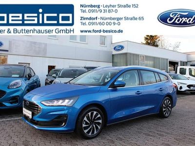 Gebraucht Ford Focus Titanium 155 PS (114 kW) 2024 Desertisland blue metallic Kombi