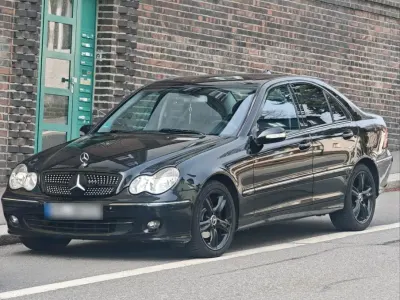 Brugt Mercedes C230 204 HK (150 kW) 2006 Sort Sedan