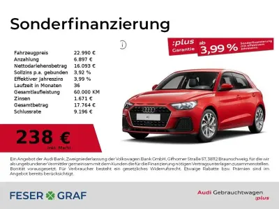 Gebraucht Audi A1 Sportback Advanced Plus 95 PS (69 kW) 2025 Progressivrot metallic Kleinwagen